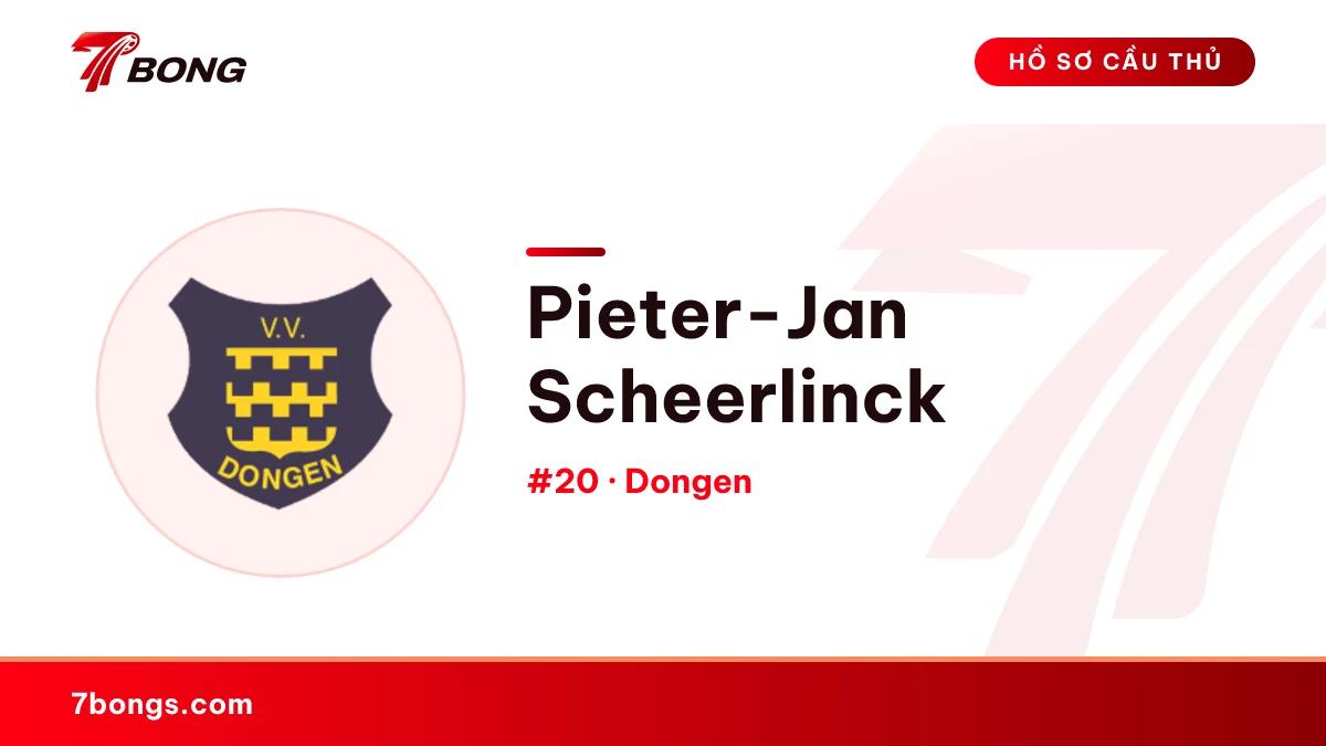 Pieter-Jan Scheerlinck — Dongen