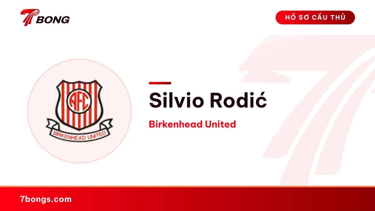 Silvio Rodić — Birkenhead United