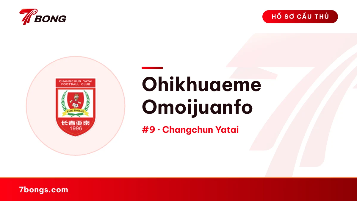 Ohikhuaeme Omoijuanfo — Changchun Yatai