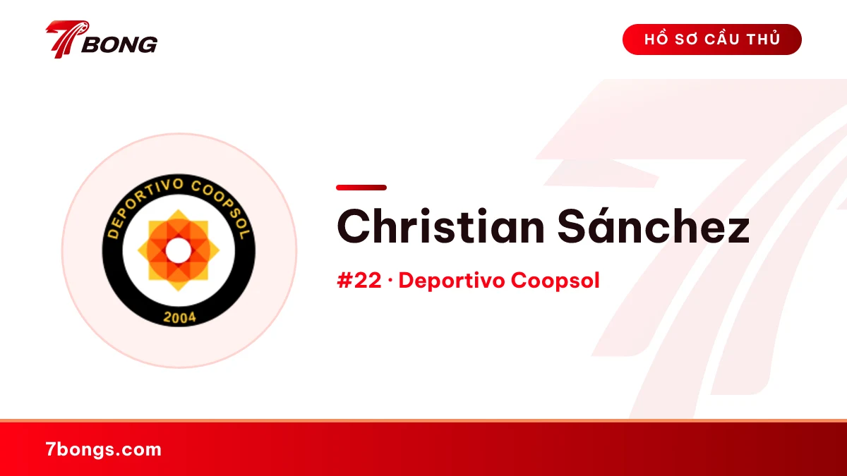Christian Sánchez — Deportivo Coopsol