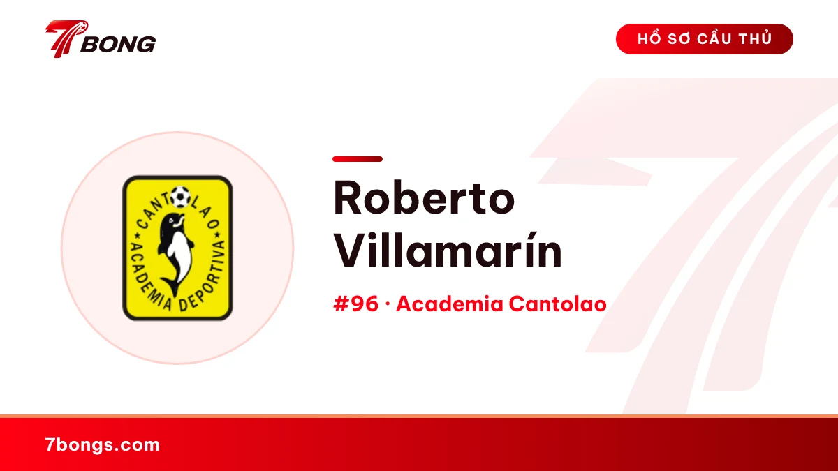 Roberto Villamarín — Academia Cantolao