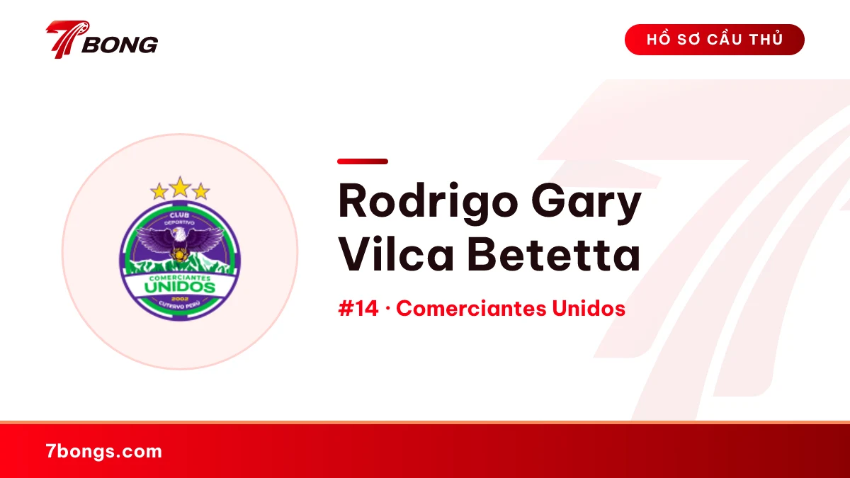 Rodrigo Gary Vilca Betetta — Comerciantes Unidos