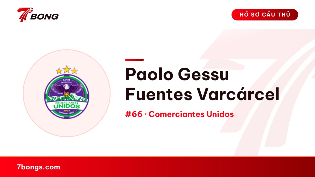 Paolo Gessu Fuentes Varcárcel — Comerciantes Unidos