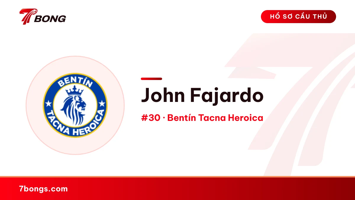 John Fajardo — Bentín Tacna Heroica