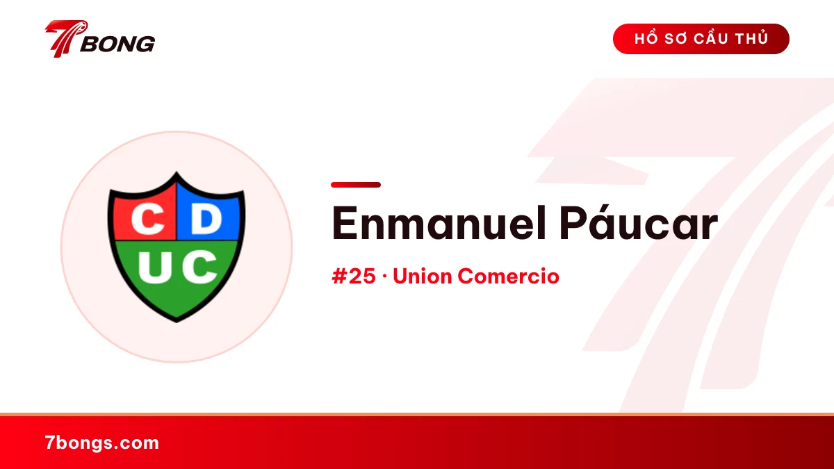 Enmanuel Páucar — Union Comercio