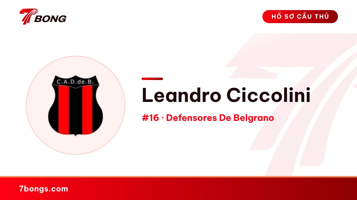 Leandro Ciccolini — Defensores De Belgrano