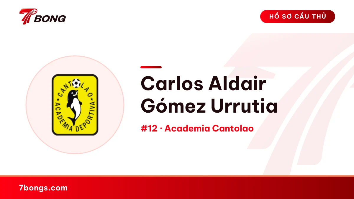 Carlos Aldair Gómez Urrutia — Academia Cantolao