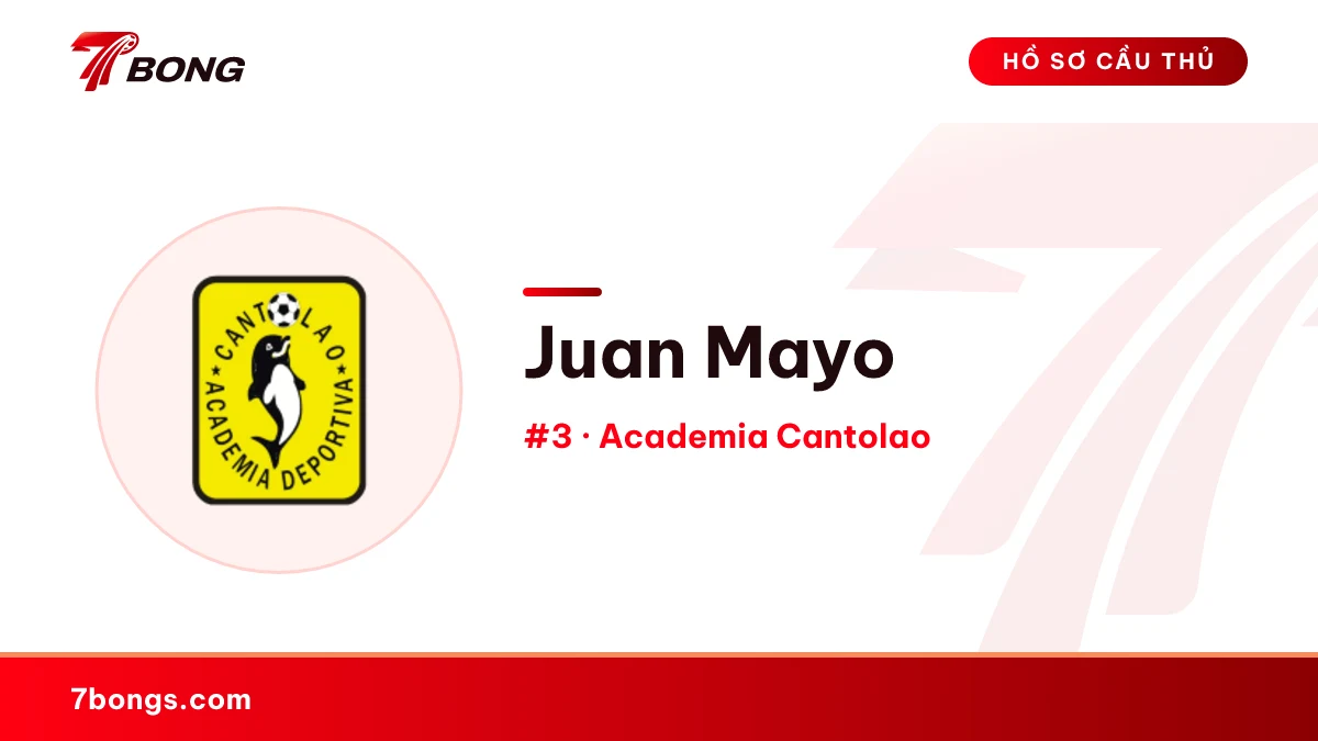 Juan Mayo — Academia Cantolao