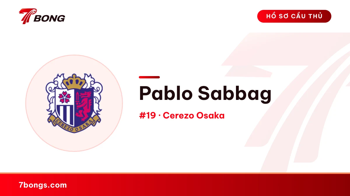 Pablo Sabbag — Cerezo Osaka