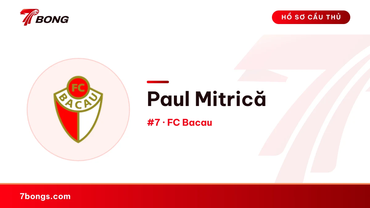 Paul Mitrică — FC Bacau