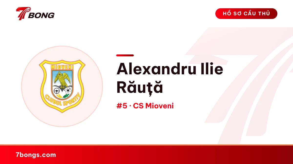 Alexandru Ilie Răuță — CS Mioveni