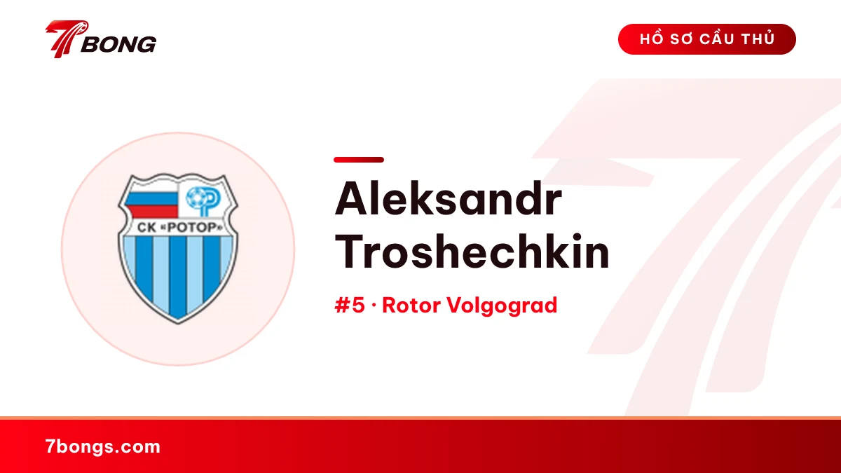 Aleksandr Troshechkin — Rotor Volgograd
