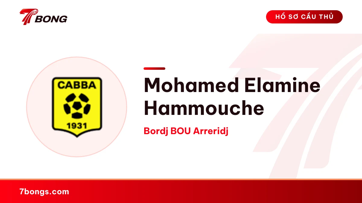 Mohamed Elamine Hammouche — Bordj BOU Arreridj