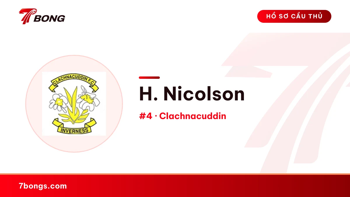 H. Nicolson — Clachnacuddin