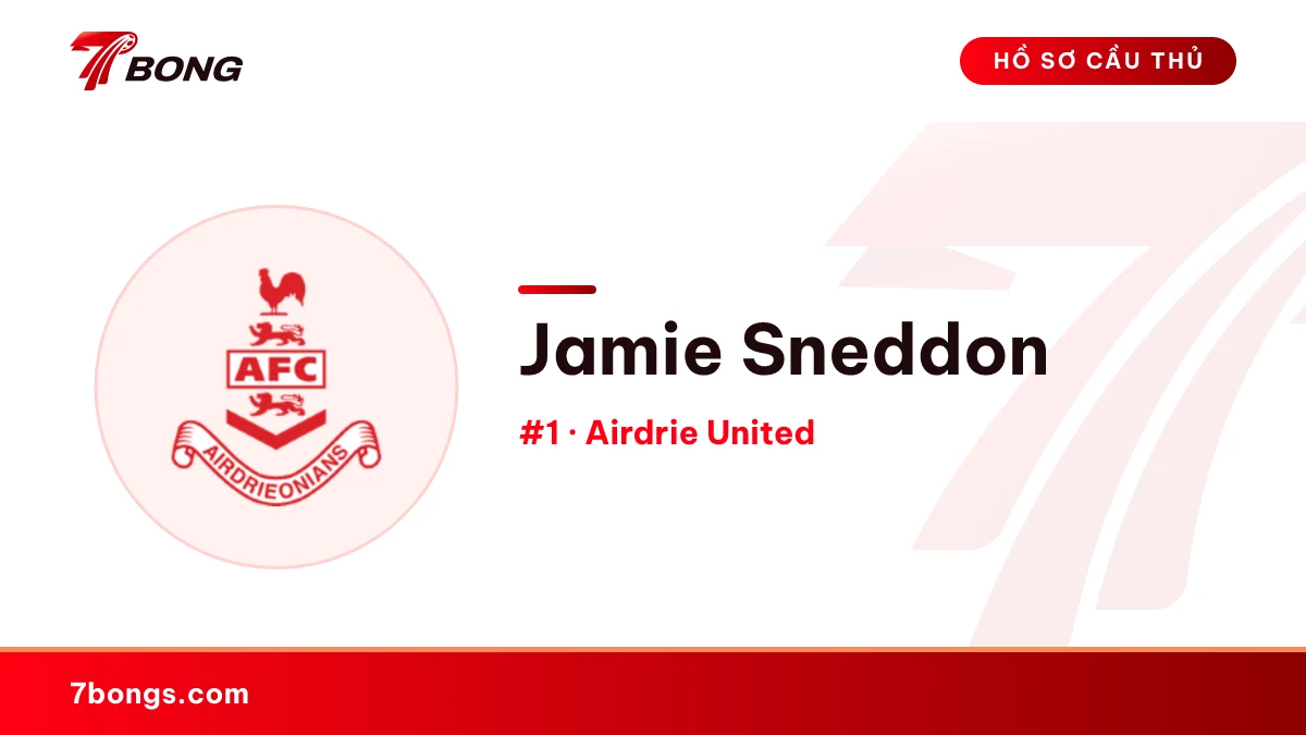 Jamie Sneddon — Airdrie United