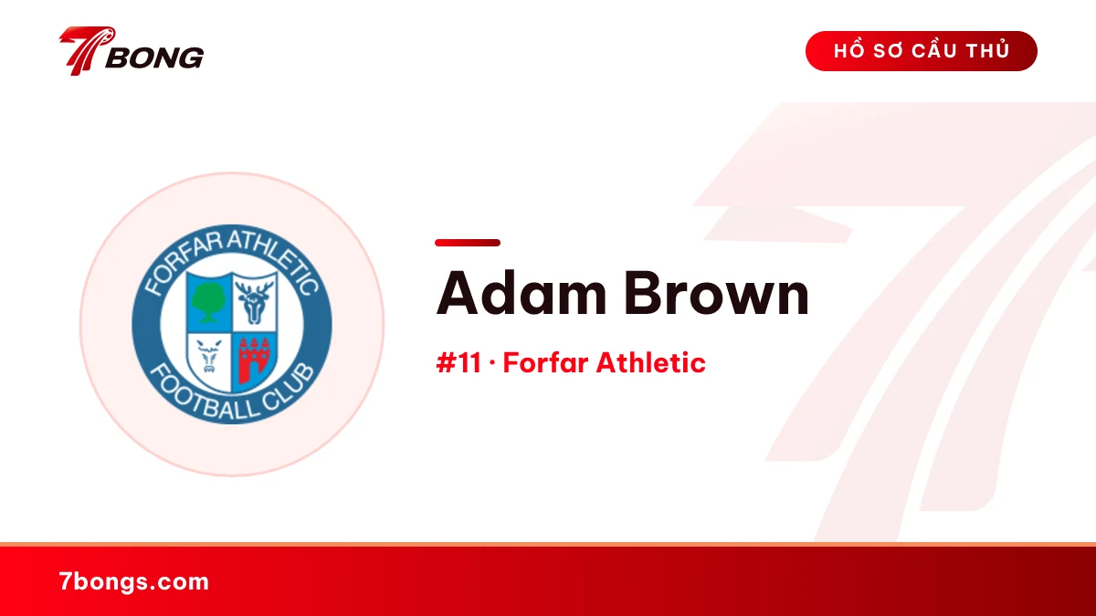 Adam Brown — Forfar Athletic