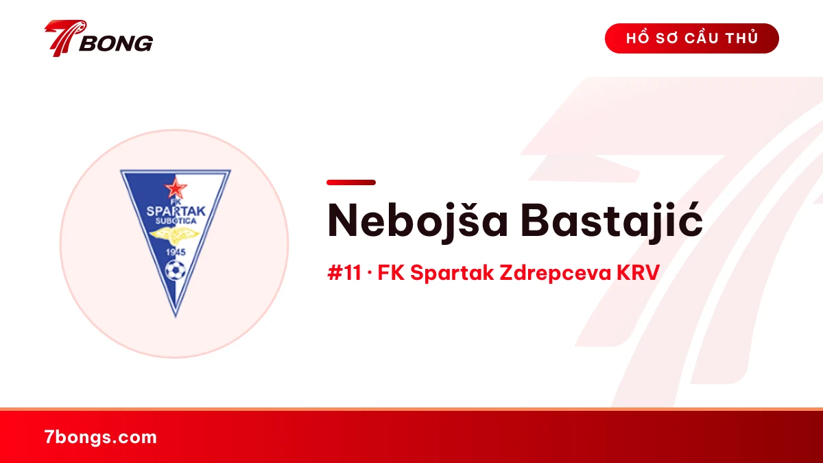 Nebojša Bastajić — FK Spartak Zdrepceva KRV