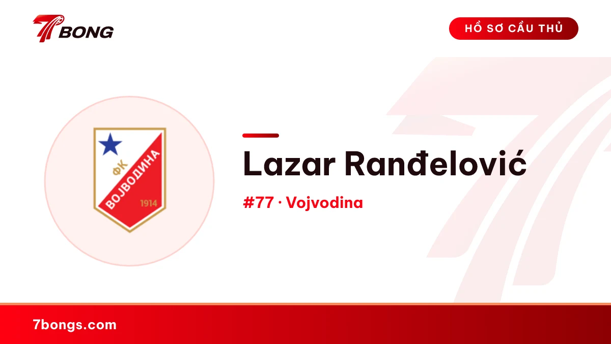 Lazar Ranđelović — Vojvodina