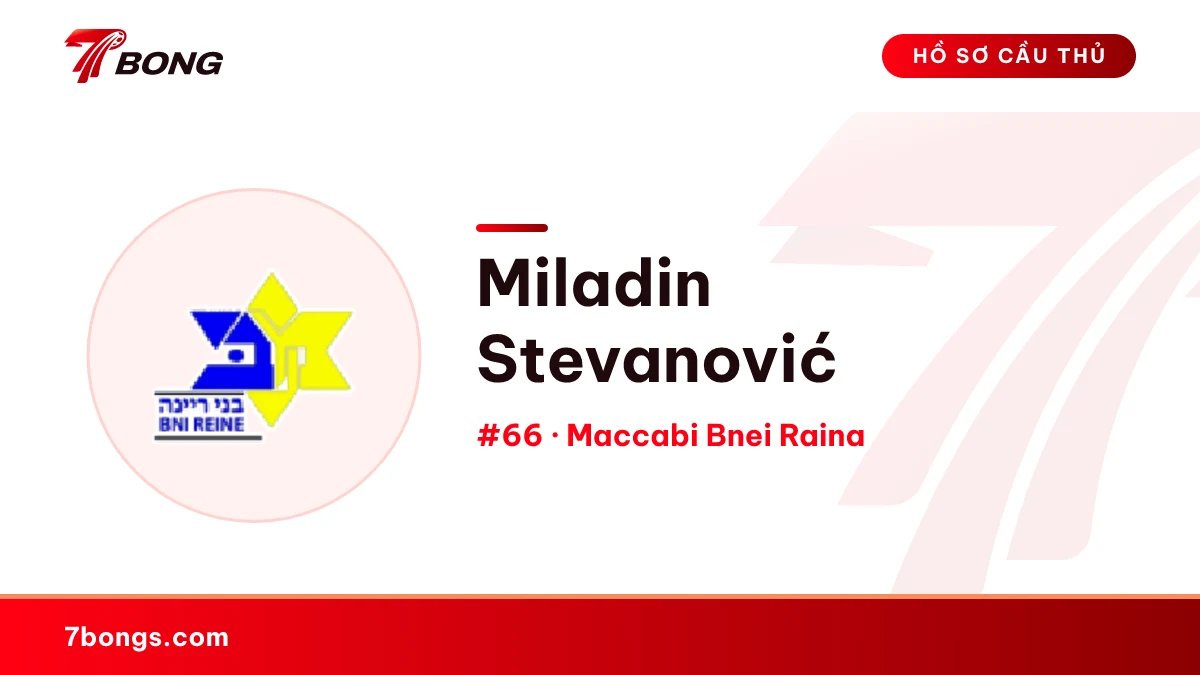 Miladin Stevanović — Maccabi Bnei Raina