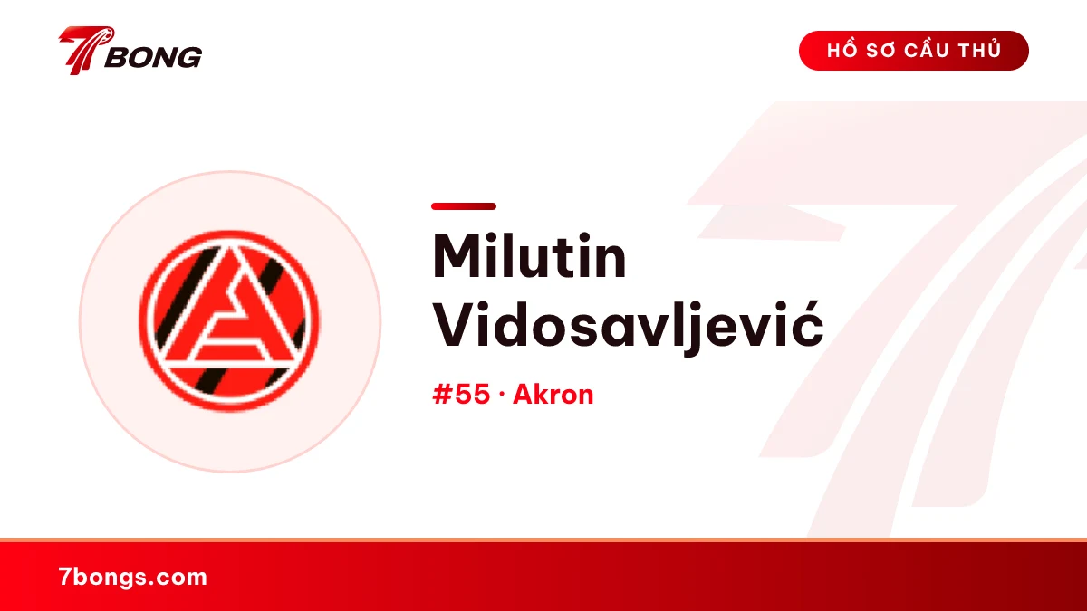 Milutin Vidosavljević — Akron