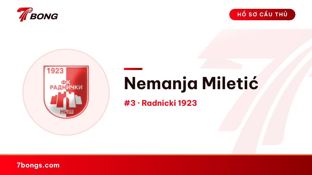 Nemanja Miletić — Radnicki 1923