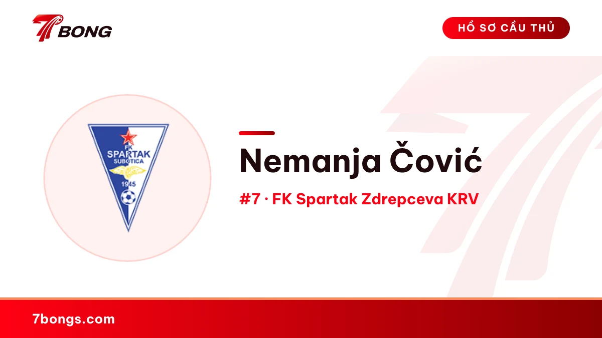 Nemanja Čović — FK Spartak Zdrepceva KRV