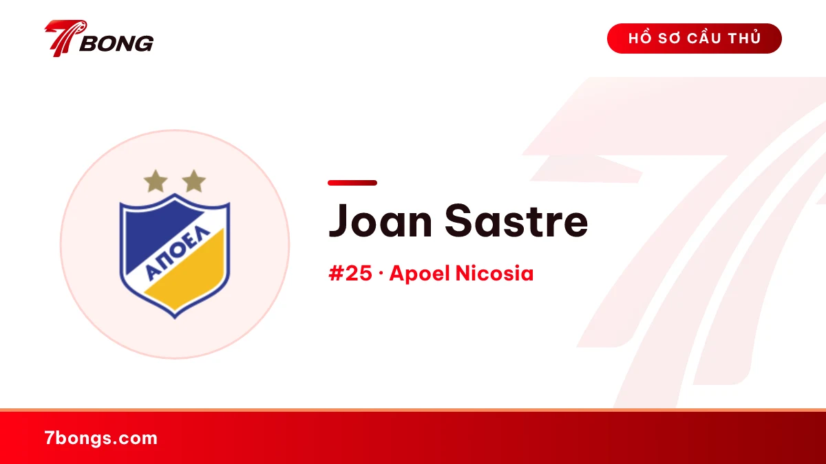Joan Sastre — Apoel Nicosia