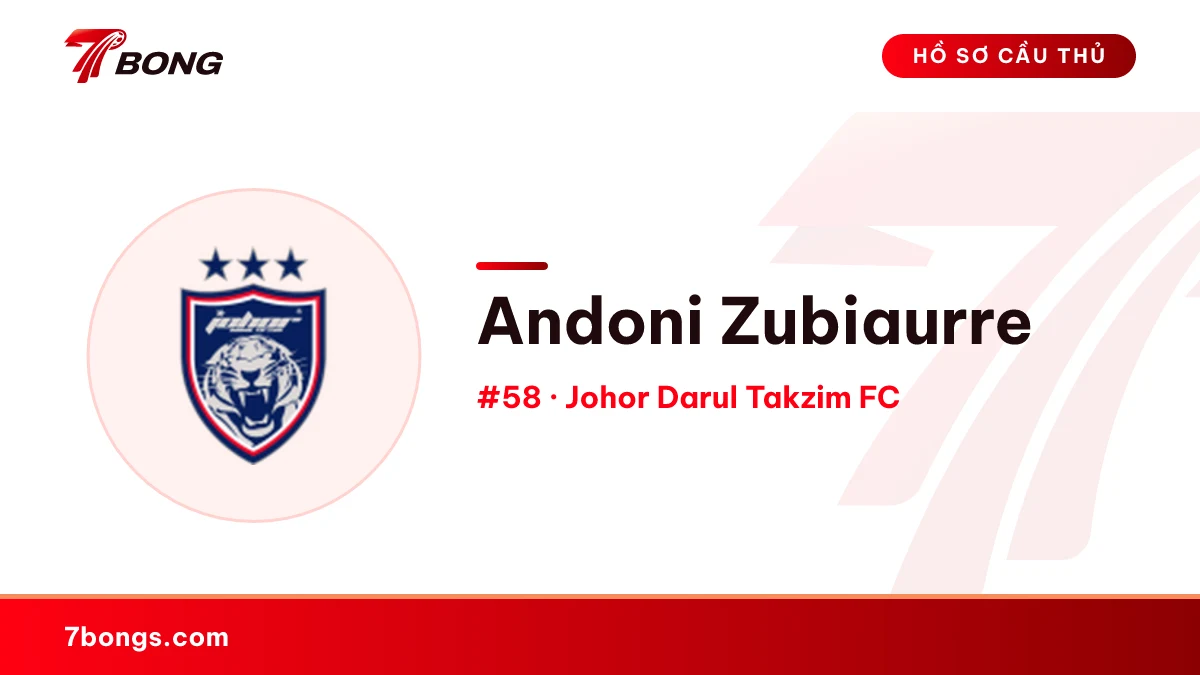 Andoni Zubiaurre — Johor Darul Takzim FC