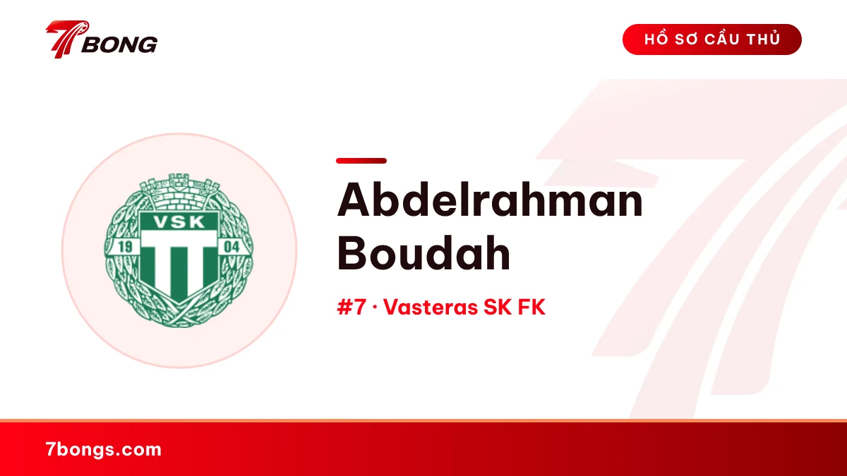 Abdelrahman Boudah — Vasteras SK FK