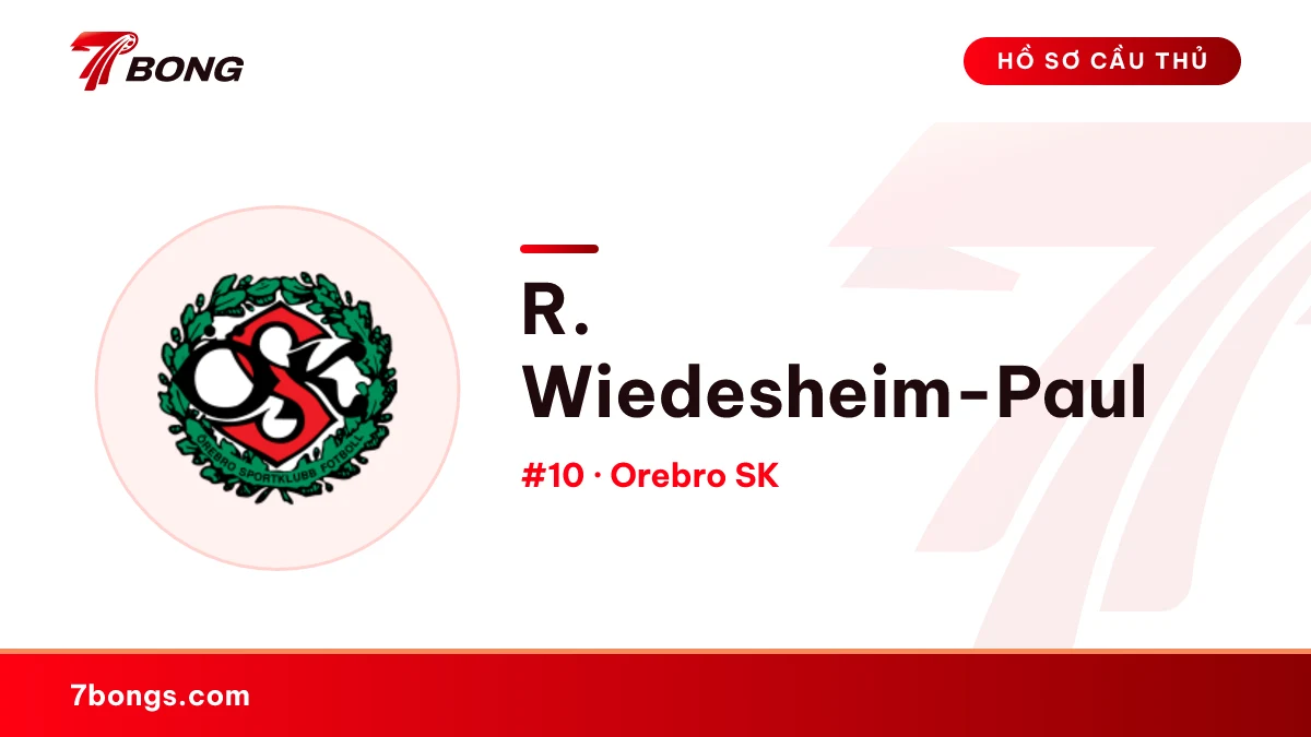 R. Wiedesheim-Paul — Orebro SK