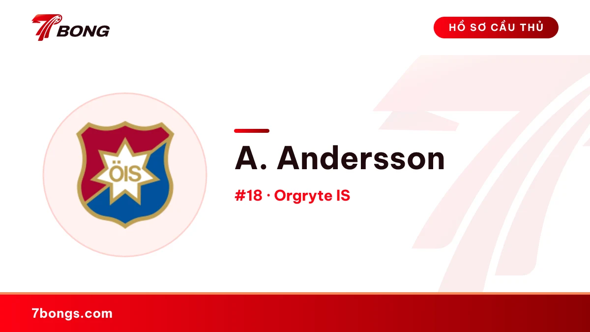 A. Andersson — Orgryte IS