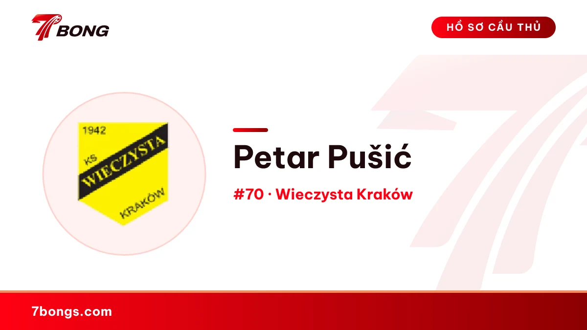 Petar Pušić — Wieczysta Kraków