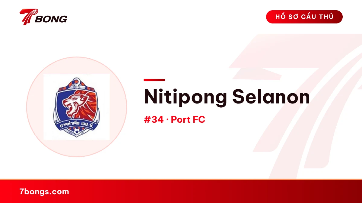 Nitipong Selanon — Port FC