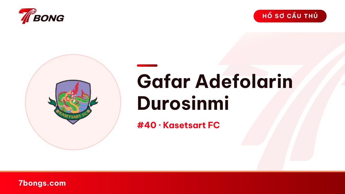 Gafar Adefolarin Durosinmi — Kasetsart FC