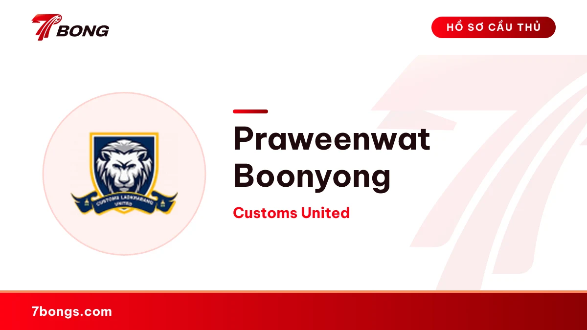 Praweenwat Boonyong — Customs United