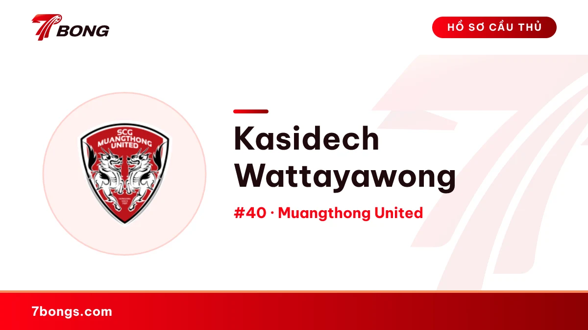 Kasidech Wattayawong — Muangthong United