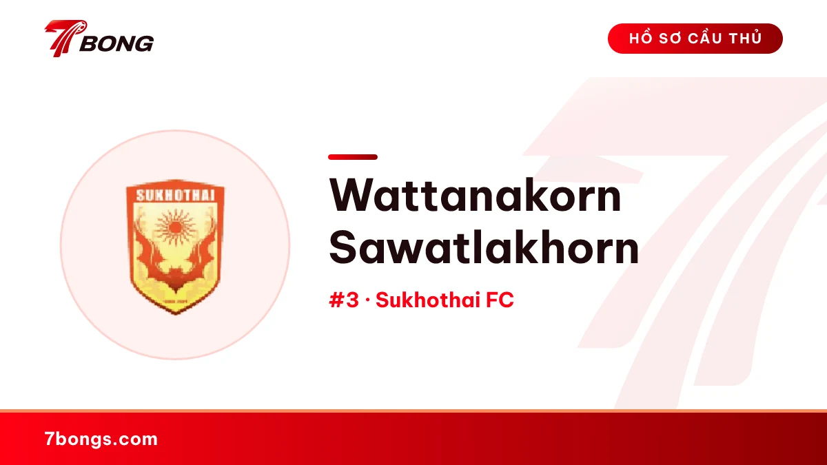 Wattanakorn Sawatlakhorn — Sukhothai FC