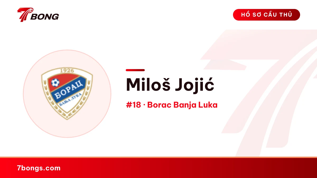 Miloš Jojić — Borac Banja Luka