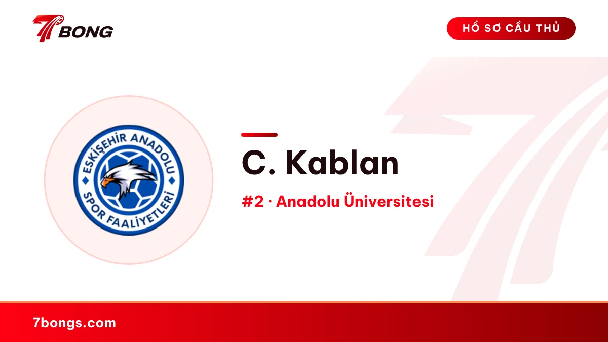 C. Kablan — Anadolu Üniversitesi