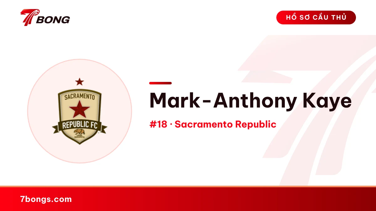 Mark-Anthony Kaye — Sacramento Republic