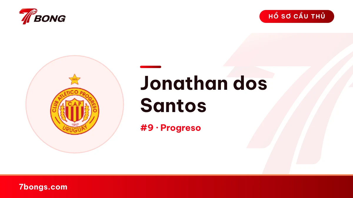Jonathan dos Santos — Progreso