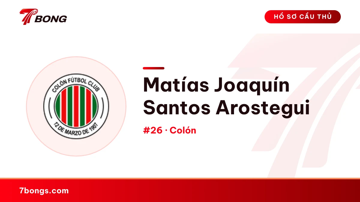 Matías Joaquín Santos Arostegui — Colón