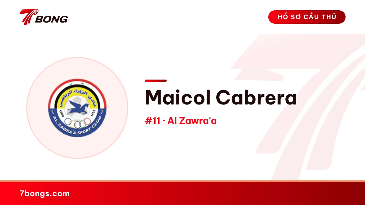 Maicol Cabrera — Al Zawra'a