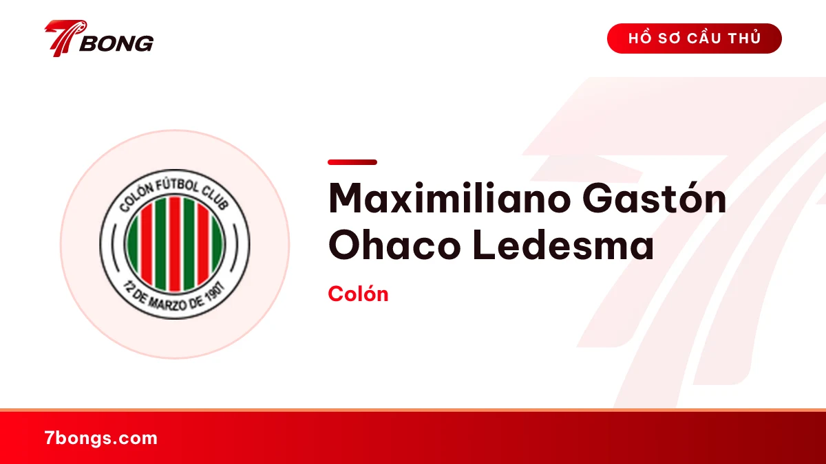 Maximiliano Gastón Ohaco Ledesma — Colón