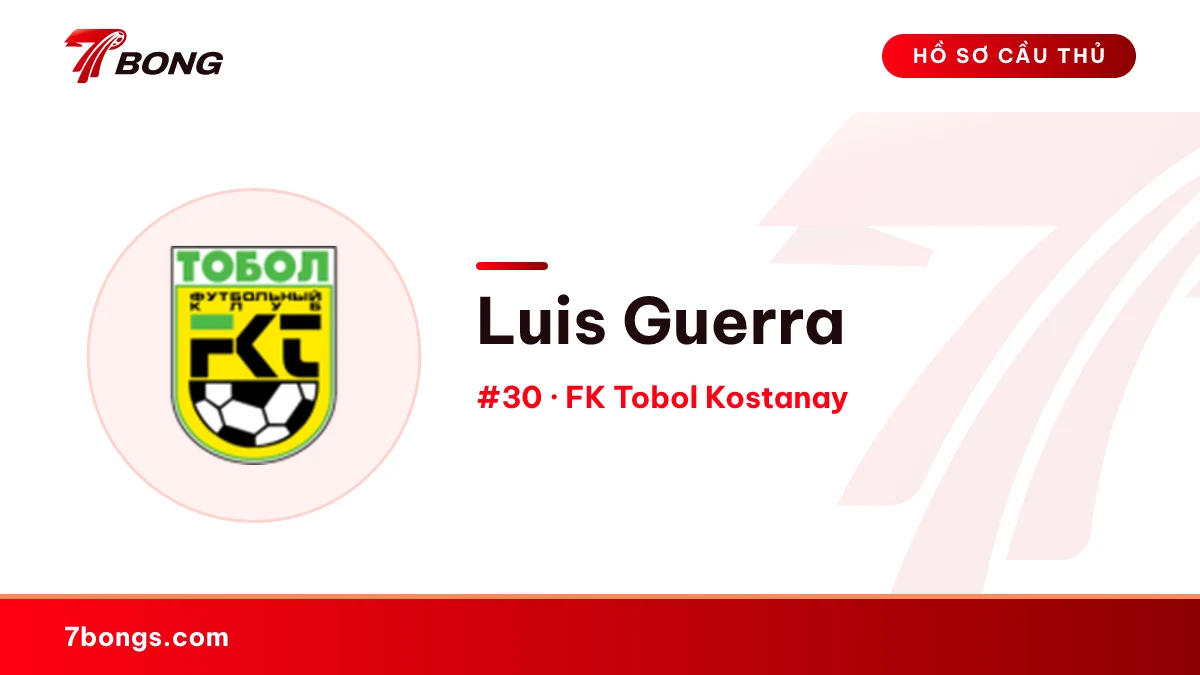 Luis Guerra — FK Tobol Kostanay
