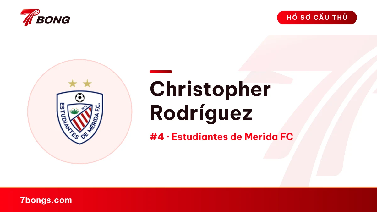 Christopher Rodríguez — Estudiantes de Merida FC