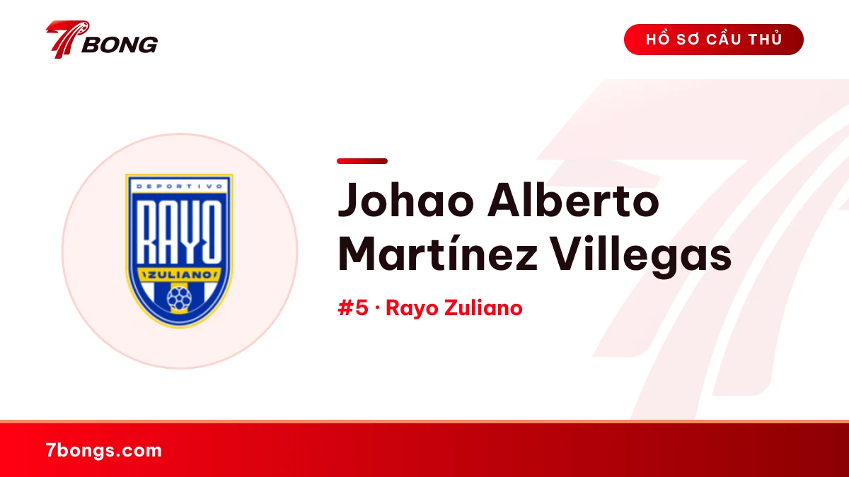 Johao Alberto Martínez Villegas — Rayo Zuliano