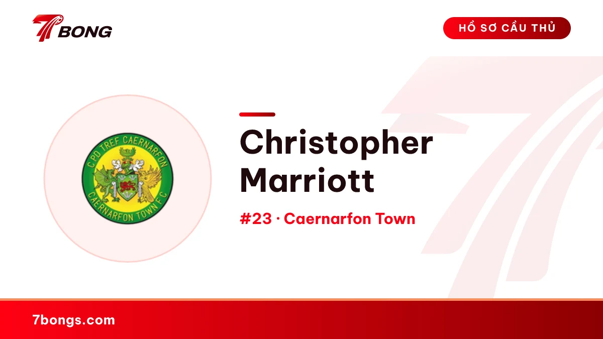 Christopher Marriott — Caernarfon Town