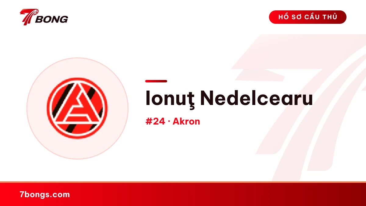 Ionuţ Nedelcearu — Akron