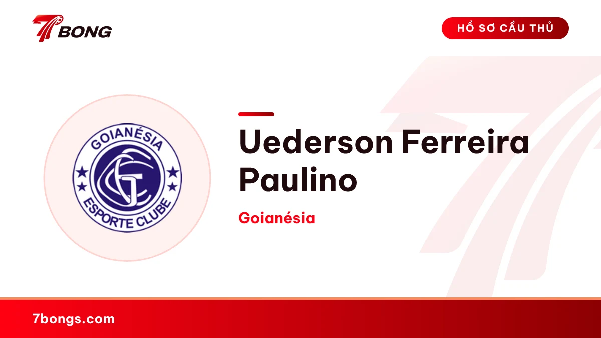 Uederson Ferreira Paulino — Goianésia